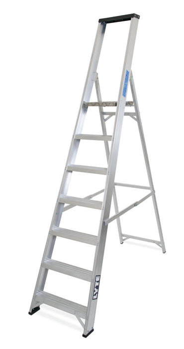 Lyte Aluminium Platform Ladder with Tool Tray (NBSBP7)