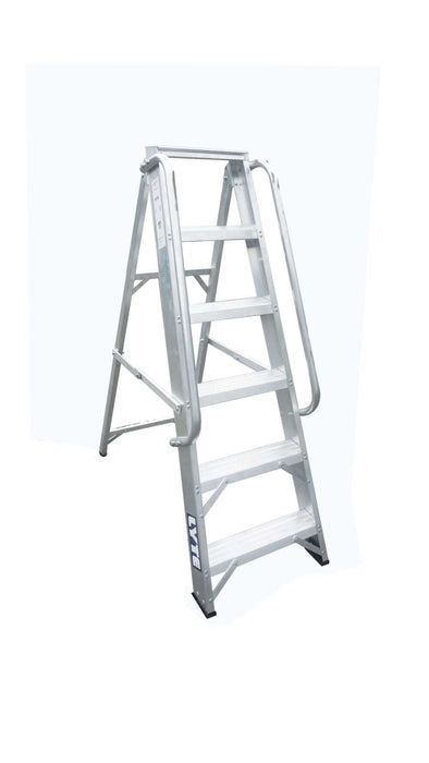 Lyte 6 Tread Aluminium Swingback Step Ladder (NESS6)