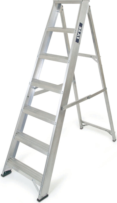 Lyte NESS7 Professional Aluminium Swingback Step Ladder (NESS7)