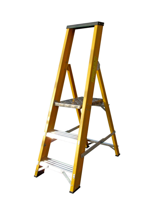 Lyte Professional Fibreglass Platform Step Ladder (NGFBP3)