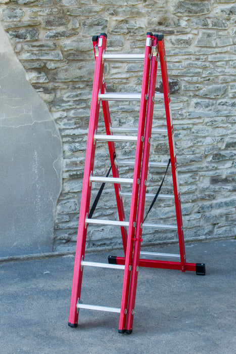 Lyte Fibreglass Combination Ladder 7x3 Rungs (NGFCL7)