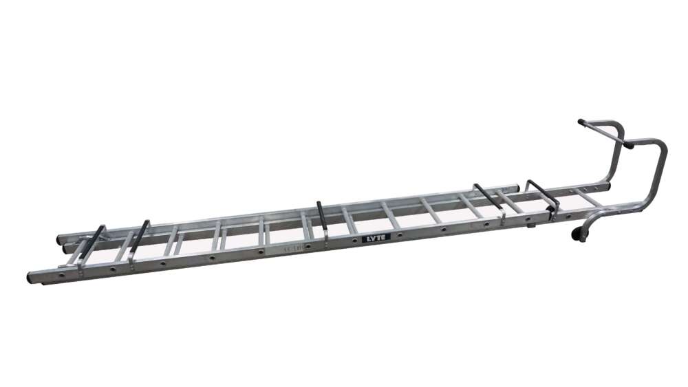 Lyte TRL235 Double Section Roof Ladder - Durable Aluminium Roofing Equipment (TRL235)