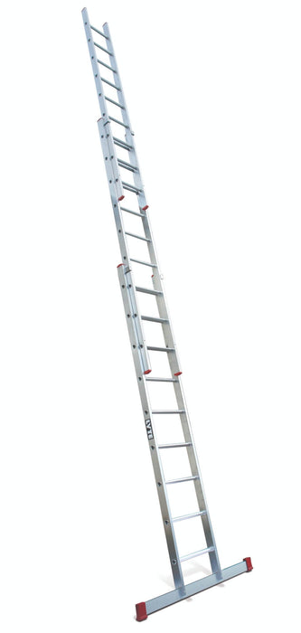 Lyte NBD330 Triple 3-Section Extension Ladder | Lightweight Aluminium | EN131-2 Certified (NBD330)