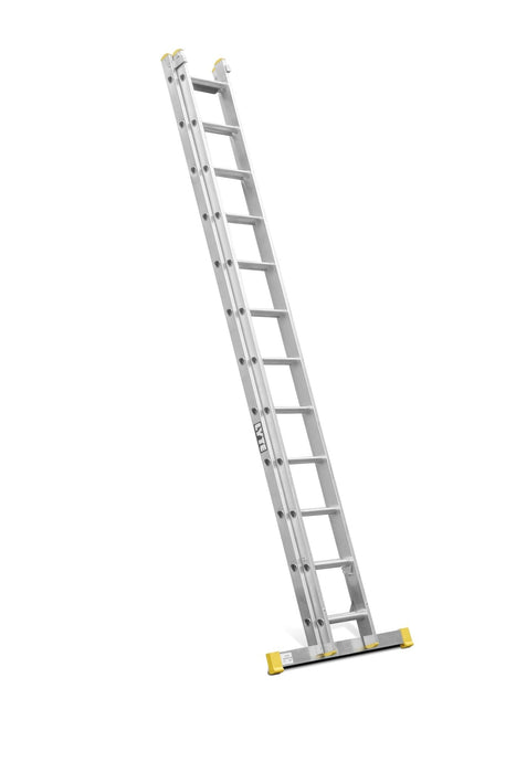 Premium Aluminium Trade Extension Ladder | EN131-2 Certified | Heavy-Duty Work - RackitDirect