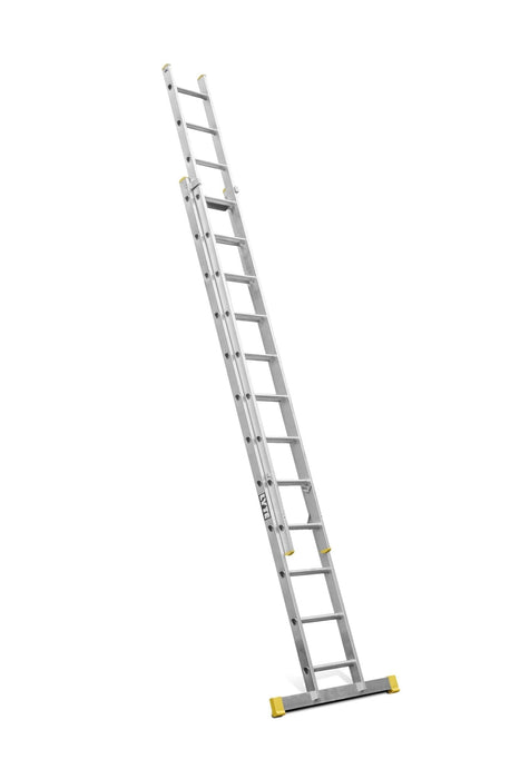 Premium Aluminium Trade Extension Ladder | EN131-2 Certified | Heavy-Duty Work - RackitDirect