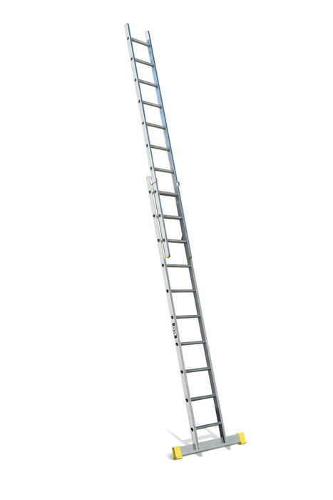 Premium Aluminium Trade Extension Ladder | EN131-2 Certified | Heavy-Duty Work - RackitDirect