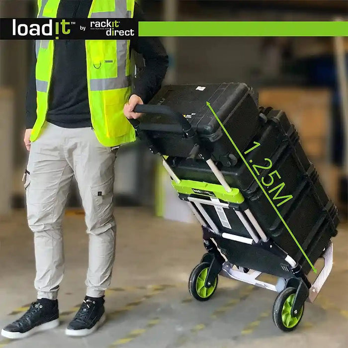 Huge Folding Heavy Duty Sack Truck 250kg Capacity, 2-Year Warranty - RackitDirect