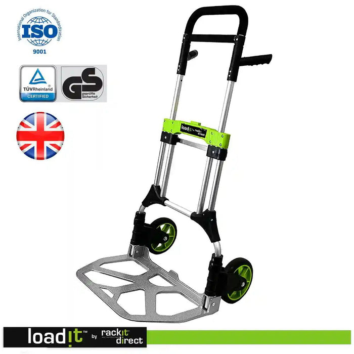 Huge Folding Heavy Duty Sack Truck 250kg Capacity, 2-Year Warranty - RackitDirect