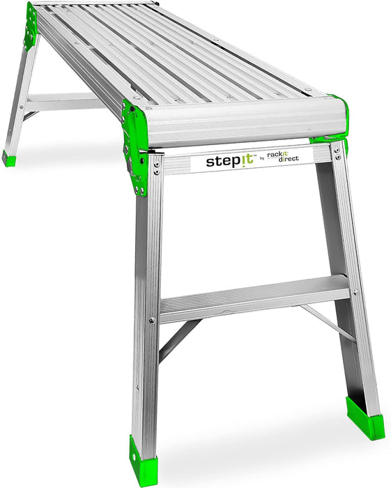 StepIt 150kg Lightweight Aluminium Work Platform High Capacity Maximum Weight Bench