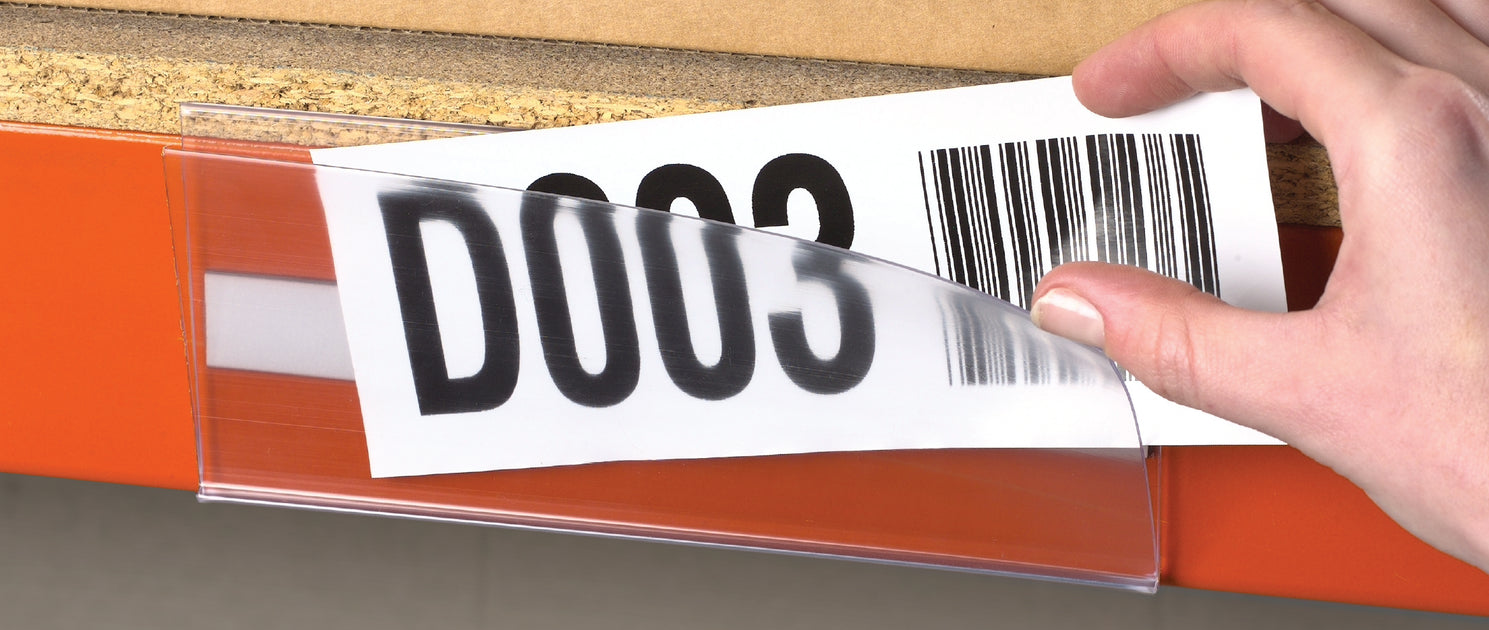 Removable Label Racking Industrial Warehouse Racking Label Holders | Scan-Ready | Beaverswood ...