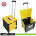 Box Trolley with Wheels and Handle, Box with Wheels and Handle 40kg, Heavy Duty, Shopping & Storage - RackitDirect
