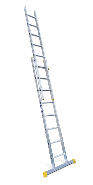 Premium Aluminium Trade Extension Ladder | EN131-2 Certified | Heavy-Duty Work - RackitDirect